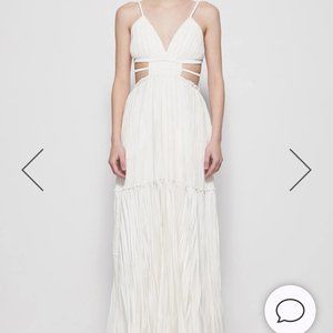 Jonathan Simkhai White Liz Gown